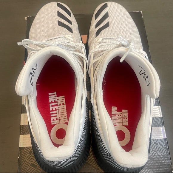 adidas D Lillard 3 'Rip City' Red, Black, White Men's Basketball Shoe Size 11.5 - Picture 7 of 12